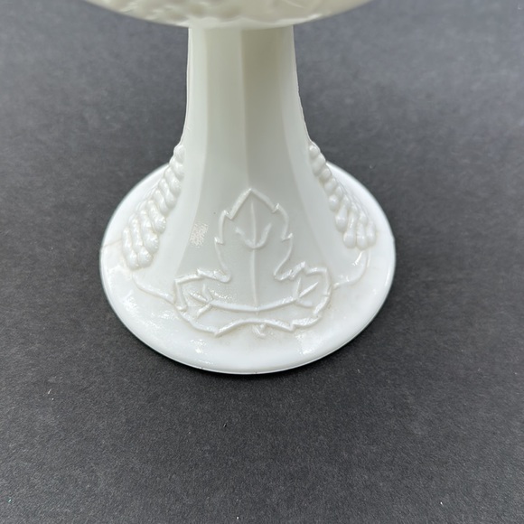 Vintage Colony Harvest Milk Glass Lidded Compote - Picture 6 of 8